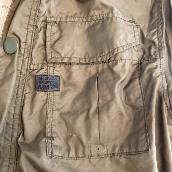 G-Star Raw Olive Filch Combat Overshirt - Picture 3 of 9